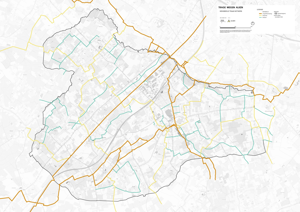 Kaart wensbeeld traag netwerk
