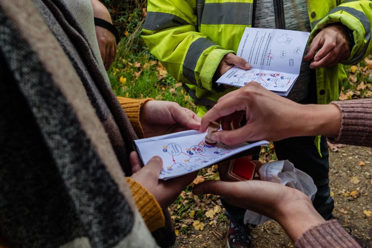 Cartografie voor stempelboekje stadstrail - Antwerpen