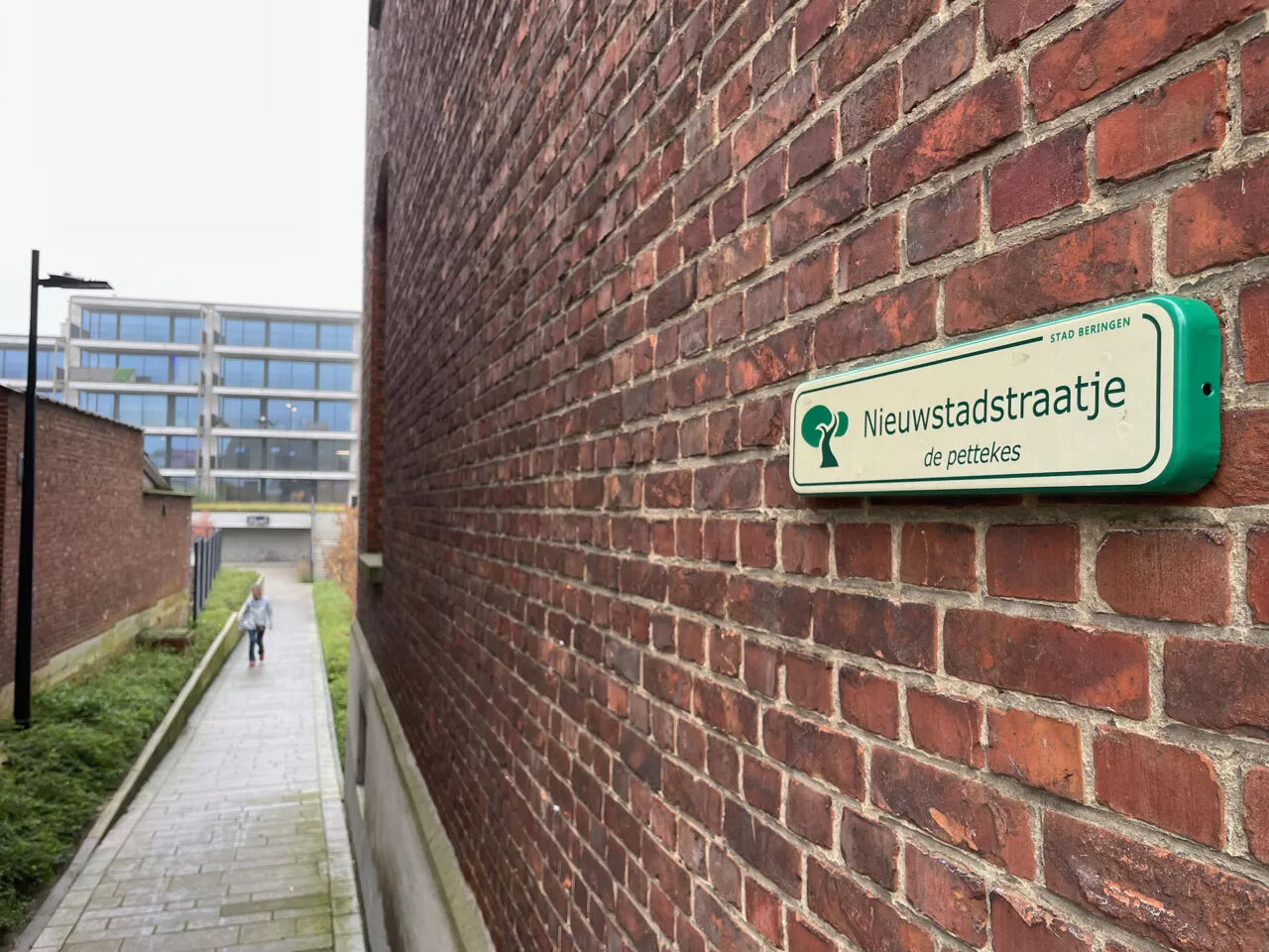 Voor sommige trage wegen wordt ook de naam in de volksmond vermeld - Beringen